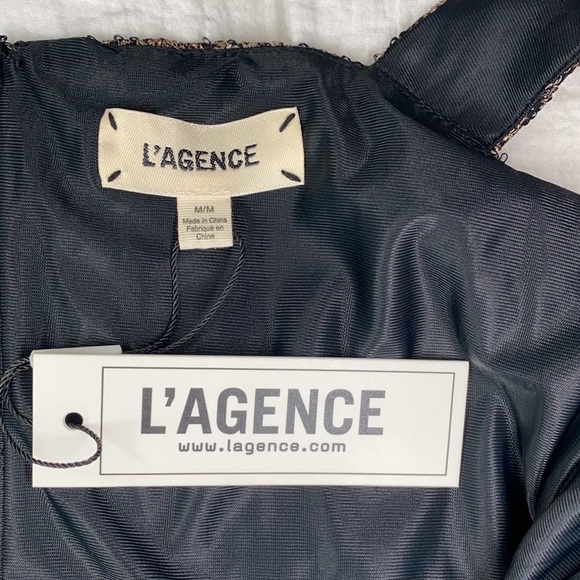 NWT L’AGENCE Auden #38 Snake Print Mini Dress M Medium - Picture 13 of 16